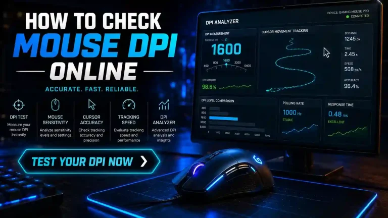 How to Check Mouse DPI Online