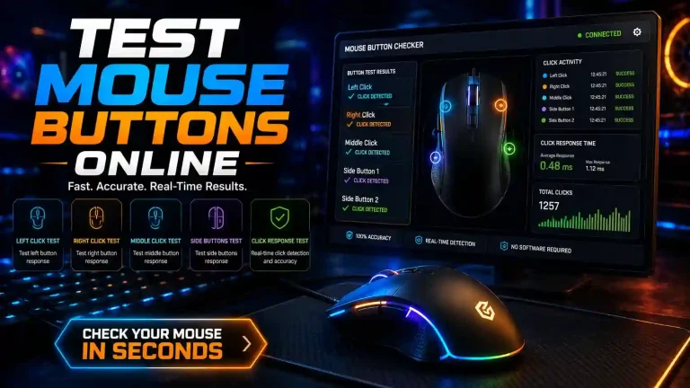 How to Test Mouse Buttons Online in Seconds (Complete Guide)
