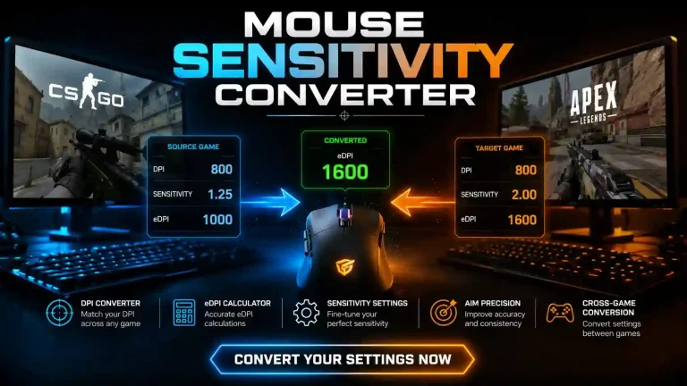 Mouse sensitivity converter
