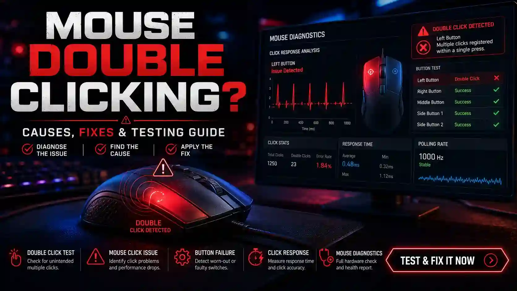 Why Is My Mouse Double Clicking? Causes, Fixes, and Testing Guide 1 Why Is My Mouse Double Clicking